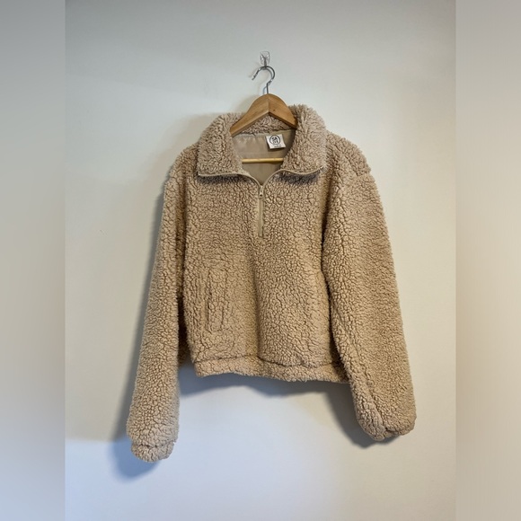 Sage Collective 1/4 zip Sherpa fleece pullover - Picture 5 of 10